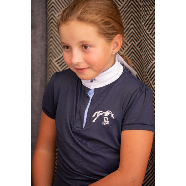 Wettkampf-Poloshirt Eden by PL Madrid Marineblau
