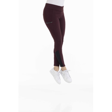 Pull-on Equithème Brigitte Silikon-Vollbesatz Bordeaux