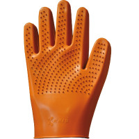 Gummistriegel doppelt griffig Kris Orange