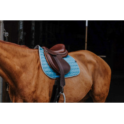 Satteldecke Equithème Orion Türkis Blau