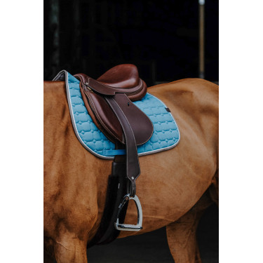 Satteldecke Equithème Orion Türkis Blau