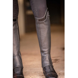 Mini-Chaps Pénélope Prisca Leder Schwarz