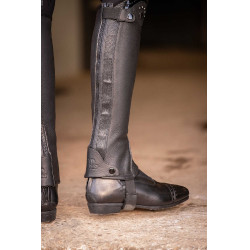 Mini-Chaps Pénélope Prisca Leder Schwarz