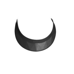 Leder-Helmschirm NACA Schwarz