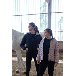 Pull-on Equithème Flora Silikon-Vollbesatz Schwarz