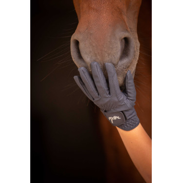 Handschuhe Eden by Pénélope Prisma Strass Marine Marineblau