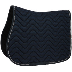 Satteldecke Equithème Brokat Marine Marineblau