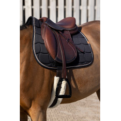Satteldecke Equithème Shiny Schwarz