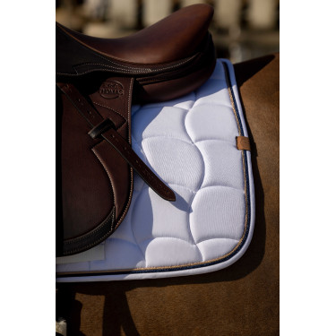 Satteldecke Equithème Shiny Weiß Wei&szlig;