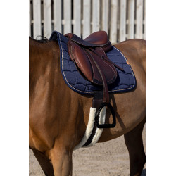 Satteldecke Equithème Shiny Marineblau