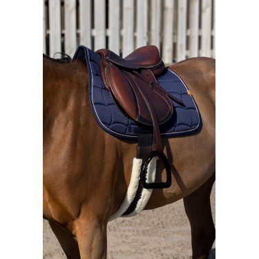 Satteldecke Equithème Shiny Marineblau