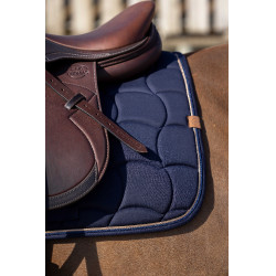 Satteldecke Equithème Shiny Marineblau