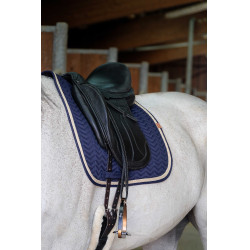 Satteldecke Equithème Softy Marineblau