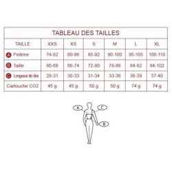 Airbag-Weste Spark Hippodrome Schwarz