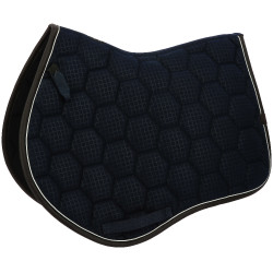 Satteldecke Equithème Quadri Marineblau
