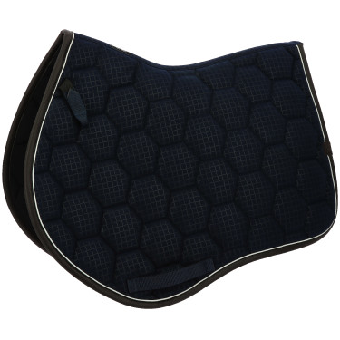 Satteldecke Equithème Quadri Marineblau