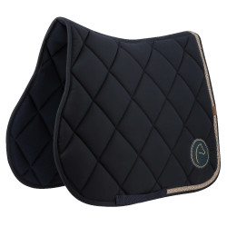 Satteldecke Equithème Badge 2.0 Marineblau
