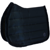 Satteldecke Je t'aime Equithème Studio Silberfarben Grau