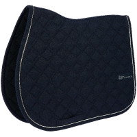 Satteldecke Je t'aime Equithème Mirror Marineblau