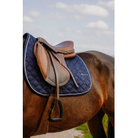 Satteldecke Je t'aime Equithème Mirror Marineblau