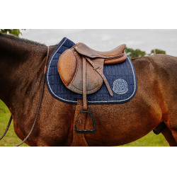 Satteldecke Je t'aime Equithème Compet Blau