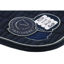 Satteldecke Je t'aime Equithème Compet Blau