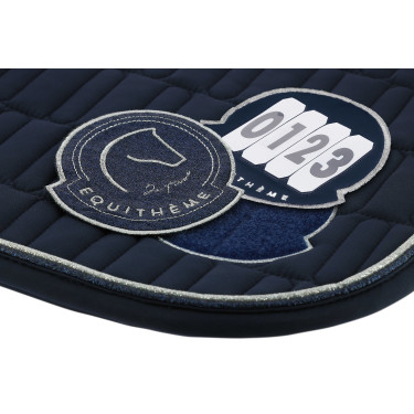 Satteldecke Je t'aime Equithème Compet Blau