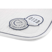 Satteldecke Je t'aime Equithème Compet Weiß Wei&szlig;