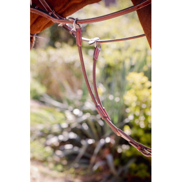 Martingalschieber Pénélope Bip Light US elastisch Haselnuss Braun