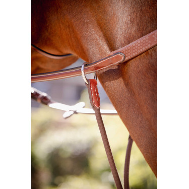 Martingalschieber Pénélope Bip Light US elastisch Haselnuss Braun