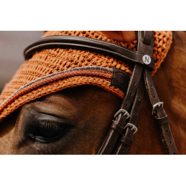 Fliegenhaube Equithème Hexalight Rost Braun