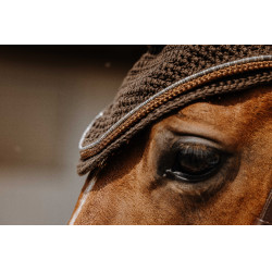 Fliegenhaube Equithème Hexalight Braun