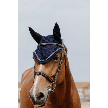 Fliegenhaube Equithème Hexalight Marine Marineblau