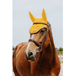 Fliegenhaube Equithème Hexalight Gelb