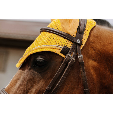 Fliegenhaube Equithème Hexalight Gelb
