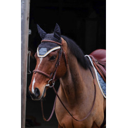Fliegenhaube Equithème Denim Grau Fliegenhaube Equithème Denim Grau