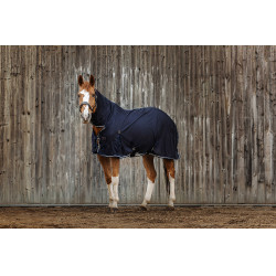 Equithème Micro Mesh Combo Hemd Marineblau