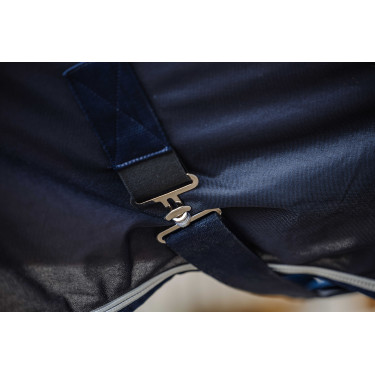 Equithème Micro Mesh Combo Hemd Marineblau