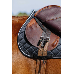 Satteldecke Riding World Velours Schwarz