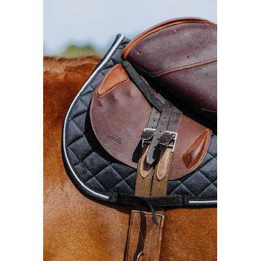 Satteldecke Riding World Velours Schwarz