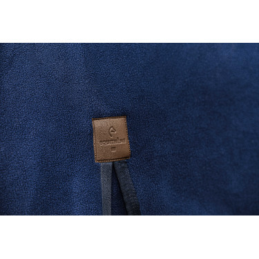 Fleece-Shirt Equithème Vague Marineblau