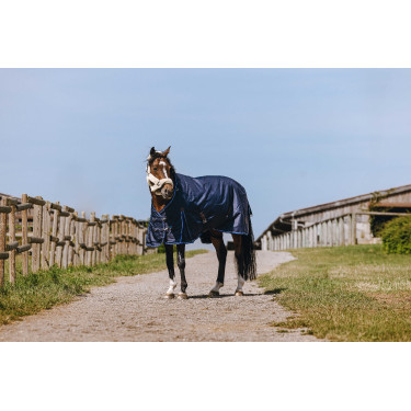 Equithème Classic 1200D High Neck Decke Marine Marineblau