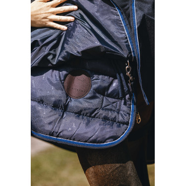 Equithème Classic 1200D High Neck Decke Marine Marineblau