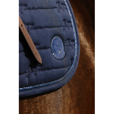 Satteldecke Je t'aime Equithème Origine Blau
