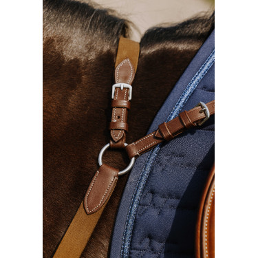 Satteldecke Je t'aime Equithème Origine Blau