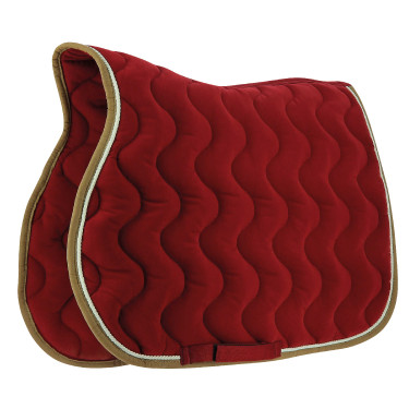 Satteldecke Equithème Polyfun Bordeaux / Taupe