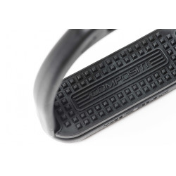 Profilierte Steigbügel Compositi Schwarz