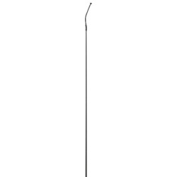 Dressurgerte Whip & Go Kunststoffgriff Grau