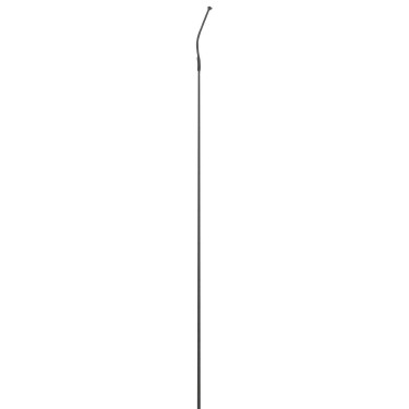 Dressurgerte Whip & Go Kunststoffgriff Grau