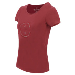 T-Shirt Equithème Anna Kirsche Rot
